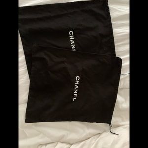 Pair new Chanel dust bags